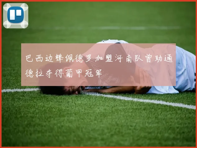 巴西边锋佩德罗加盟河南队曾助通德拉夺得葡甲冠军